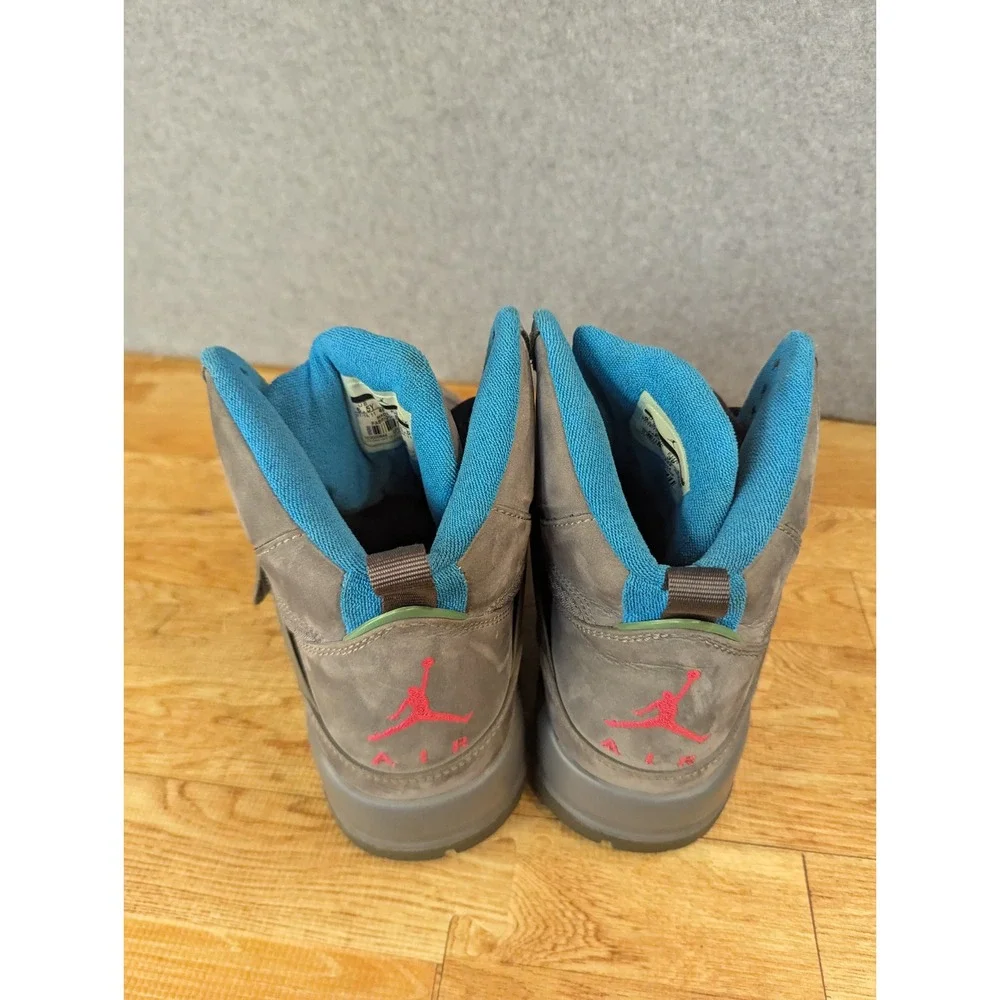 RARE 2011 JORDAN Flight 45 TRK Blue/Grey HI TOP SNEAKERS 467956-005| 6.5 Y- 8 W